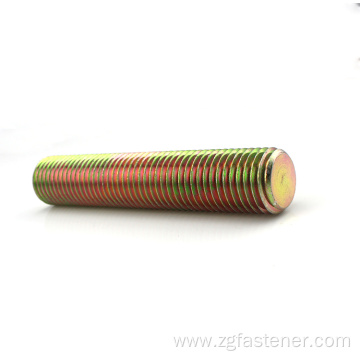 Color Zinc Plated All Threaded Rod DIN975 Yellow Zinc Plated